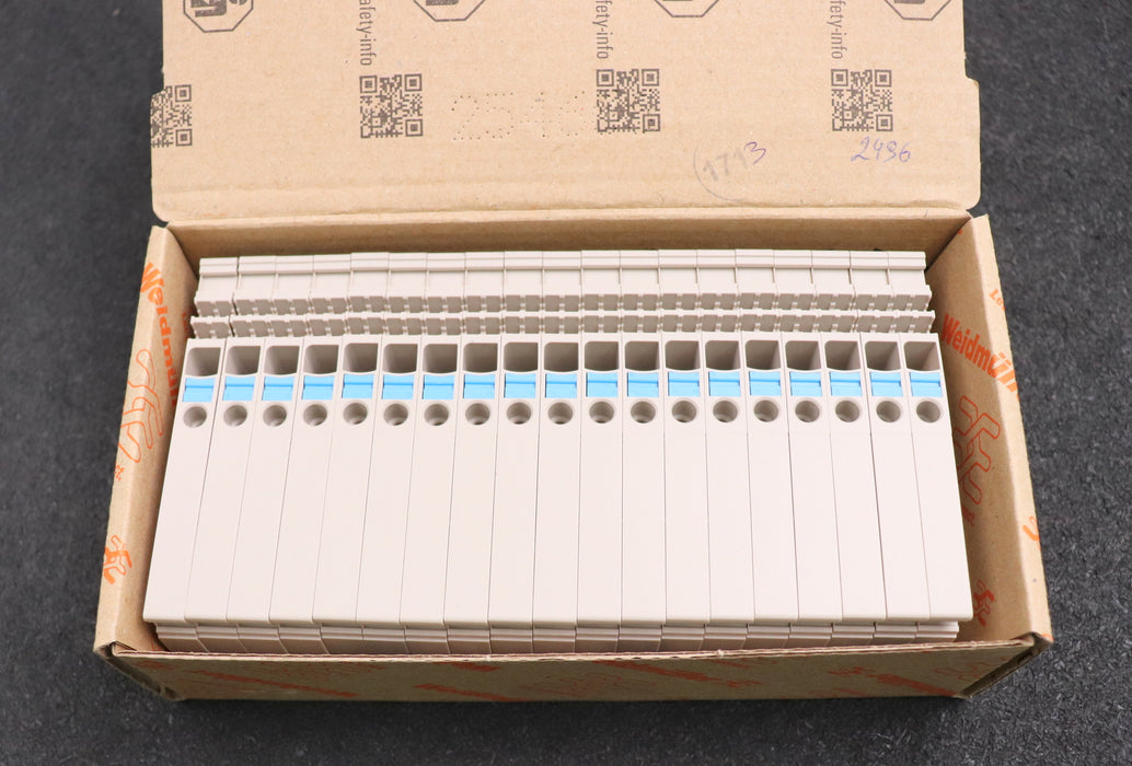 Bild des Artikels WEIDMÜLLER-19x-Durchgangsklemme-AAP11-6-LO-BL-Art.Nr.-1988130000-unbenutzt