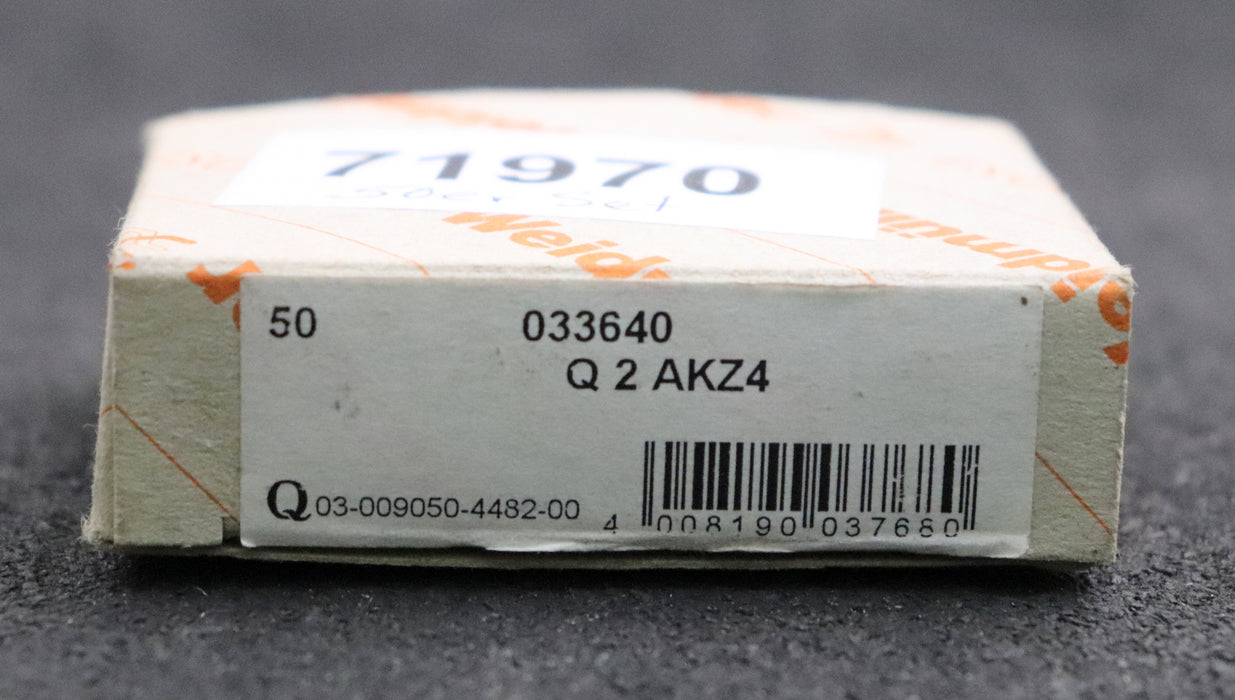 Bild des Artikels WEIDMÜLLER-50x-Querverbinder-Q-2-AKZ4-Art.Nr.-033640-unbenutzt-in-OVP
