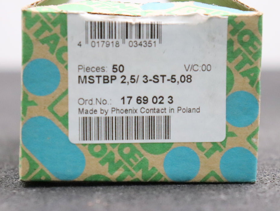 Bild des Artikels PHOENIX-CONTACT-50x-Leiterplattenstecker-MSTBP-2,5/-3-ST-5,08-Ord.Nr.-1769023