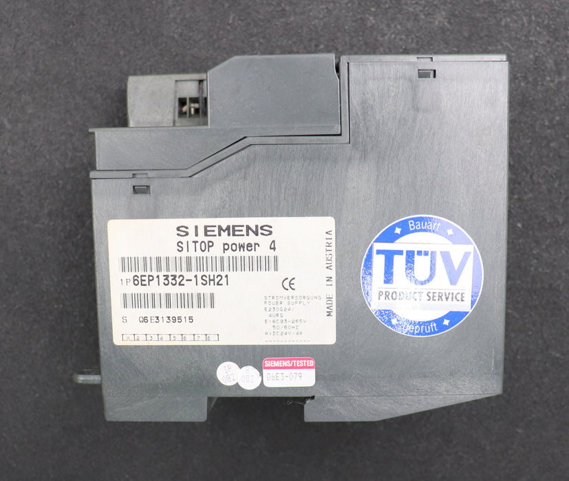 Bild des Artikels SIEMENS-SITOP-POWER-4-Stromversorgung-6EP1332-1SH21-24VDC-4A-E-Stand:-1