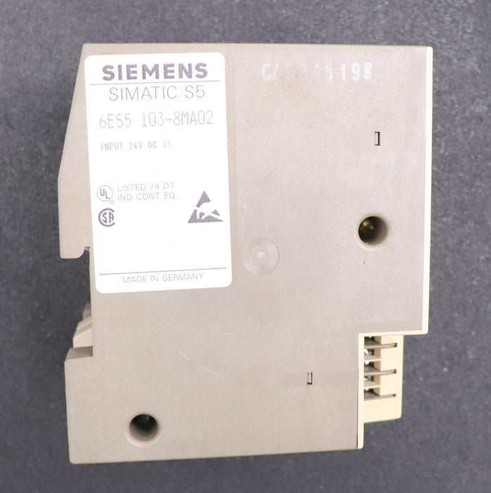 Bild des Artikels SIEMENS-SIMATIC-S5-100-Zentralbaugruppe-CPU-103-6ES5103-8MA02-24VDC-1A