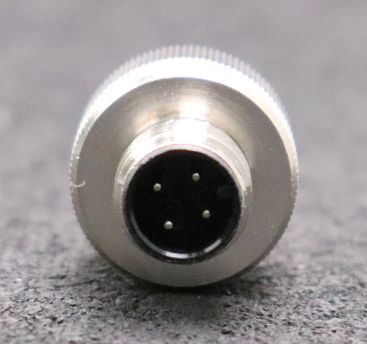 Bild des Artikels BINDER-5x-Rundsteckverbinder-4-polig-Stecker-M12-gewinkelt-unbenutzt-in-OVP