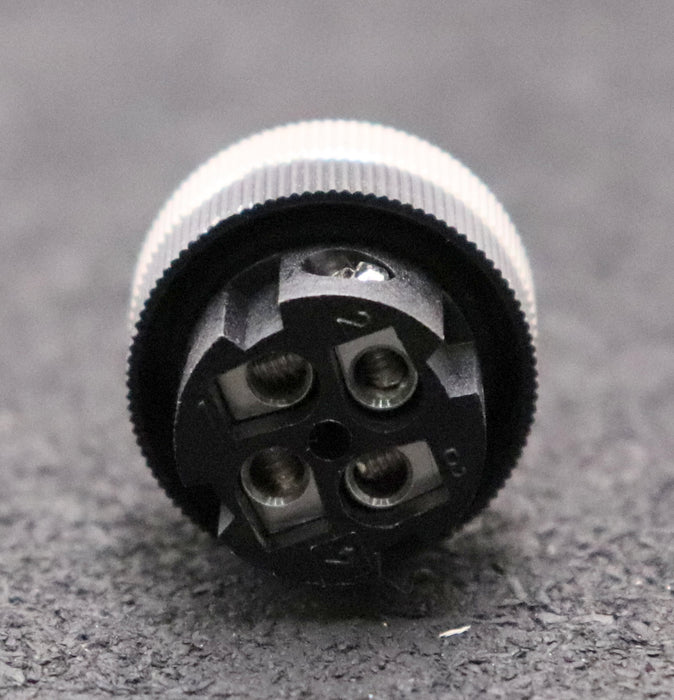 Bild des Artikels BINDER-5x-Rundsteckverbinder-4-polig-Stecker-M12-gerade-unbenutzt