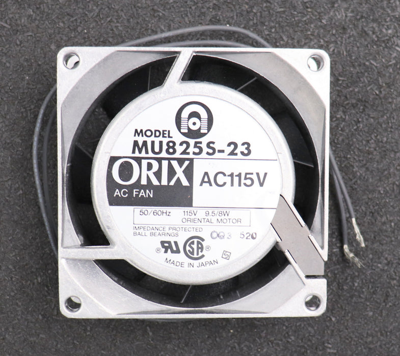 Bild des Artikels ORIX-Lüfter-Model-MU825S-23-115VAC-50/60Hz-9,5/8W-Maße-80x80x25mm-unbenutzt