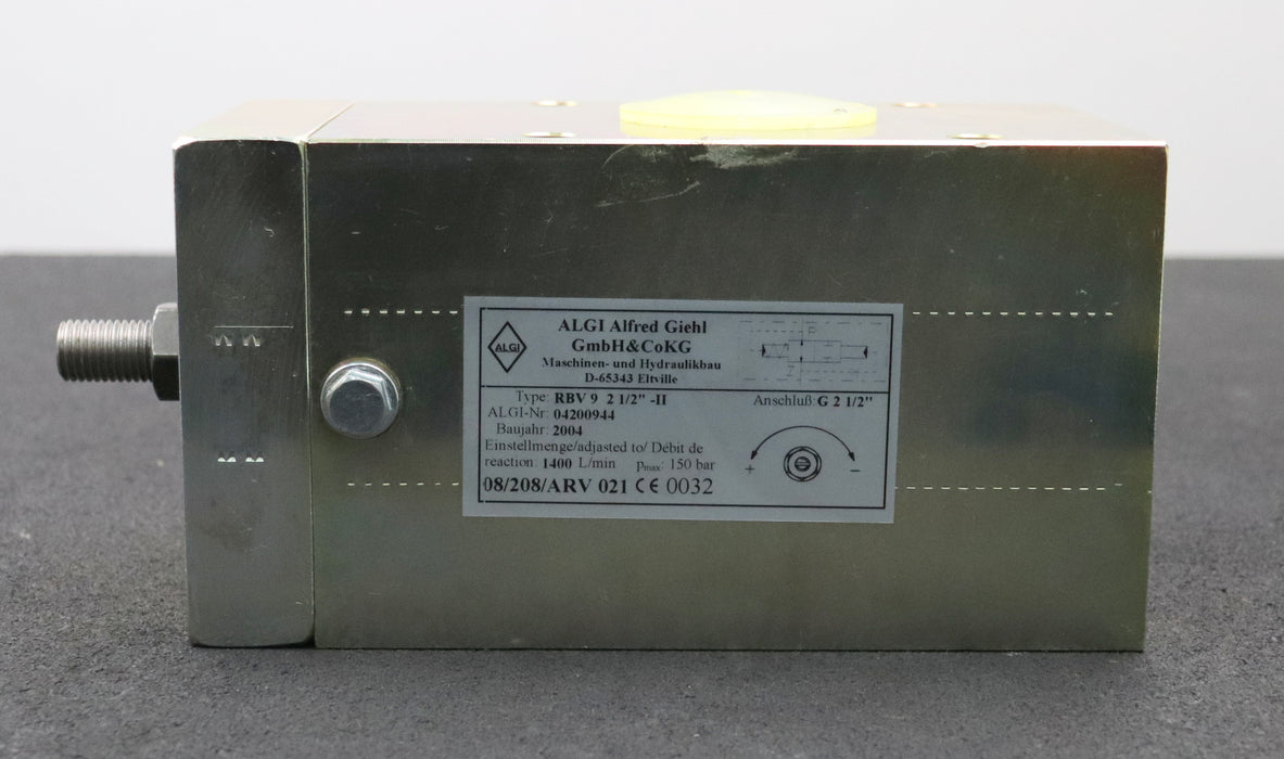 Bild des Artikels ALGI-Rohrbruchventil-RBV-9-2-1/2"---II-ALGI-Nr.-04200944-Einstellmenge-1400l/min