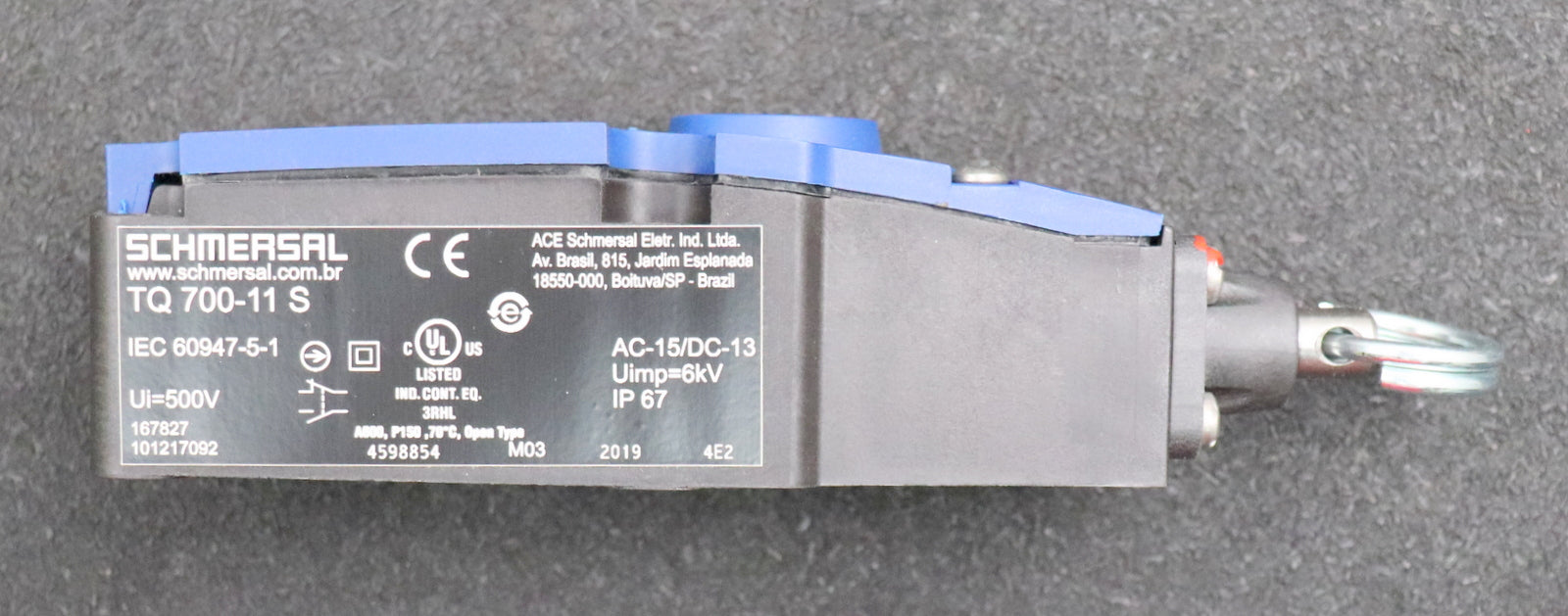 Bild des Artikels SCHMERSAL-Seilzug-Notaus-Schalter-TQ-700-11-S-AC-15/DC-13-Uimp=-6kV-IP67