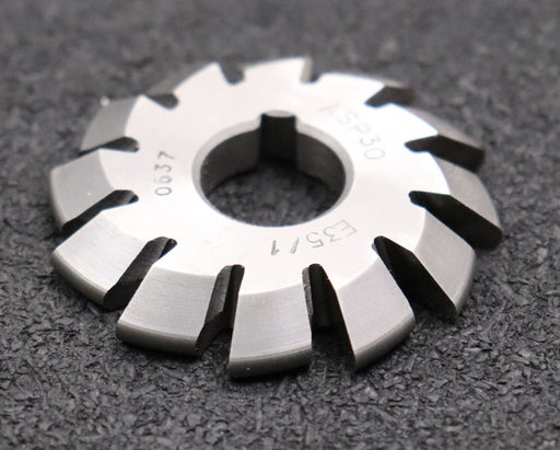 Bild des Artikels DOLD-asymmetrischer-Prismenfräser-E-35°/1-Gesamtwinkel-35°-Flankenwinkel-35°/0°