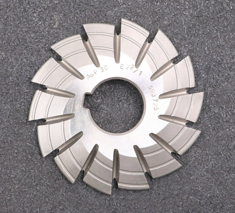 Bild des Artikels DOLD-asymmetrischer-Prismenfräser-E-22°/1-Gesamtwinkel-22°-Flankenwinkel-22°/0°