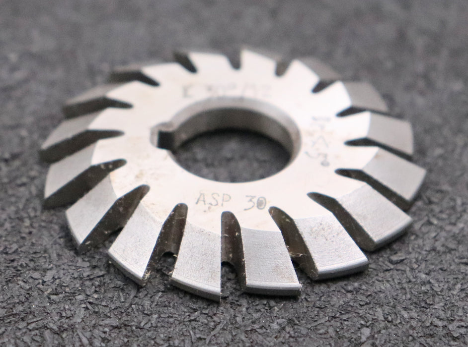 Bild des Artikels DOLD-asymmetrischer-Prismenfräser-E-30°/12-Gesamtwinkel-30°-Flankenwinkel-30°/0°