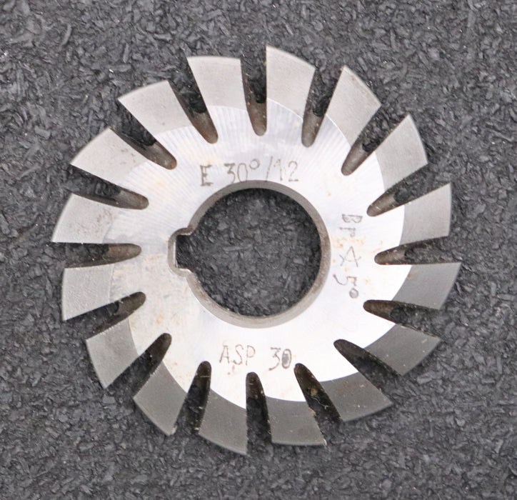 Bild des Artikels DOLD-asymmetrischer-Prismenfräser-E-30°/12-Gesamtwinkel-30°-Flankenwinkel-30°/0°