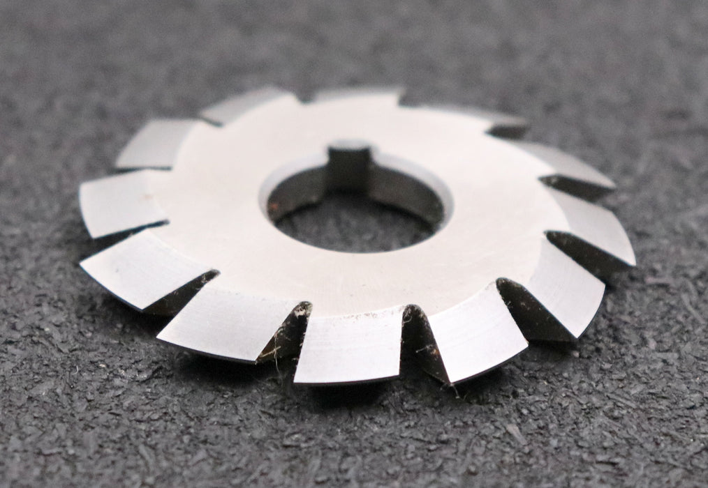 Bild des Artikels DOLD-Prismenfräser-D45°/1-Winkel-45°-Kopfabrundung-auf-1mm-Ø50,5x5,5xØ16mm