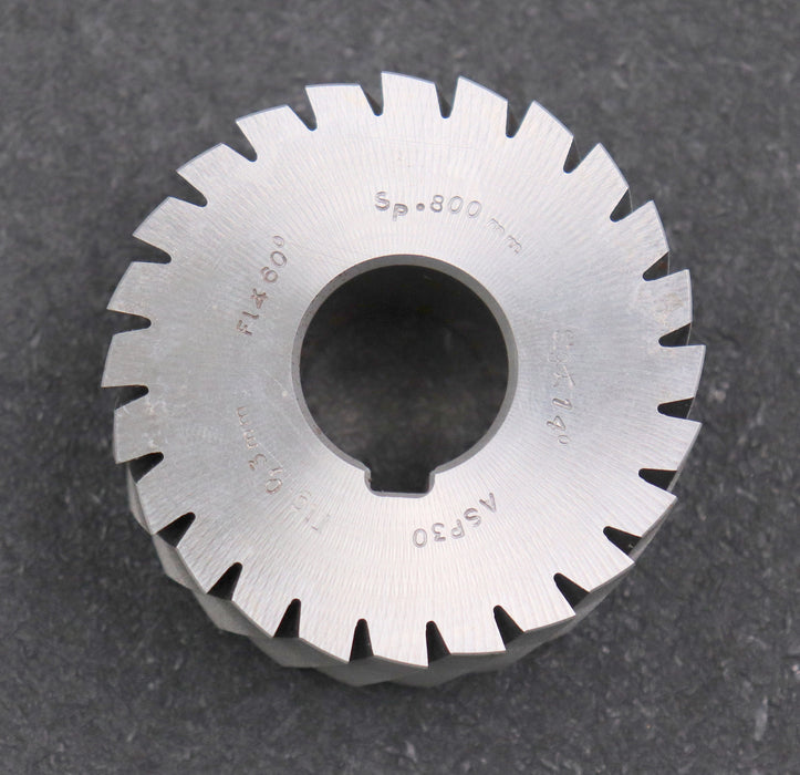 Bild des Artikels DOLD-Rillenfräser-Teilung-0,3-x-60°-Abmessungen-Ø64x28xØ22mm-mit-LKN