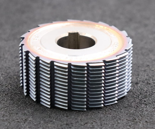 Bild des Artikels DOLD-Rillenfräser-Teilung-1,06-x-46°-Abmessungen-Ø65x28,3xxØ22mm-mit-LKN