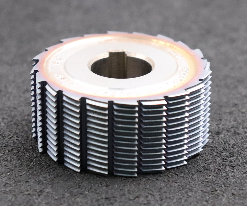 Bild des Artikels DOLD-Rillenfräser-Teilung-1,06-x-46°-Abmessungen-Ø65x28,3xxØ22mm-mit-LKN