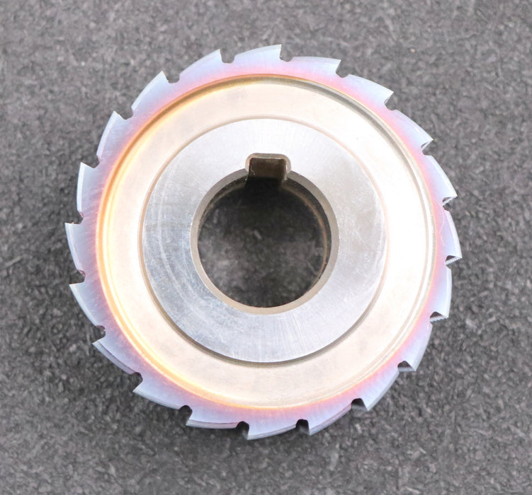 Bild des Artikels DOLD-Rillenfräser-Teilung-1,06-x-46°-Abmessungen-Ø65x28,3xxØ22mm-mit-LKN