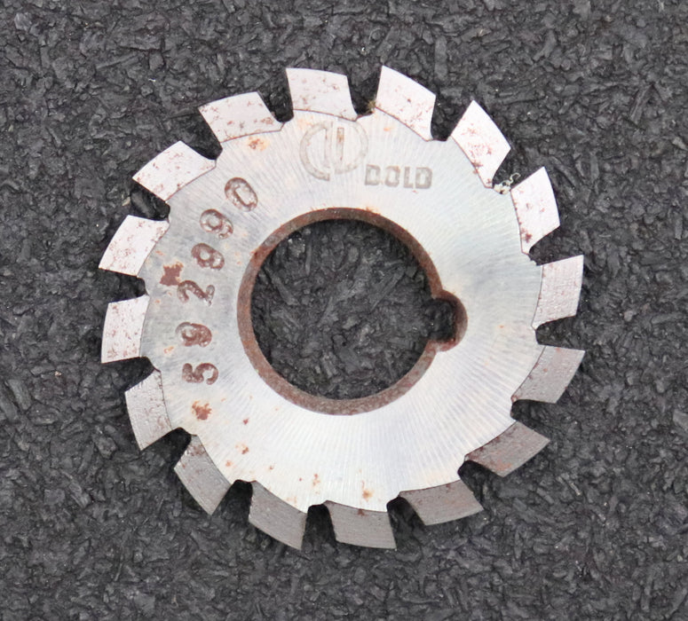 Bild des Artikels DOLD-Zahnformfräser-m=-0,4mm-Frästiefe-1,8mm-No.-8-für-Z=-135---unendlich