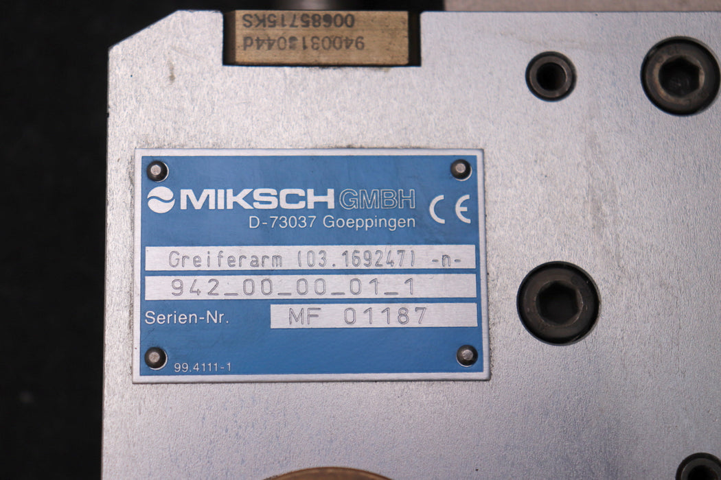 Bild des Artikels MIKSCH-Greiferarm-M4-(03.169247)---n----942_00_00_01_1-gebraucht