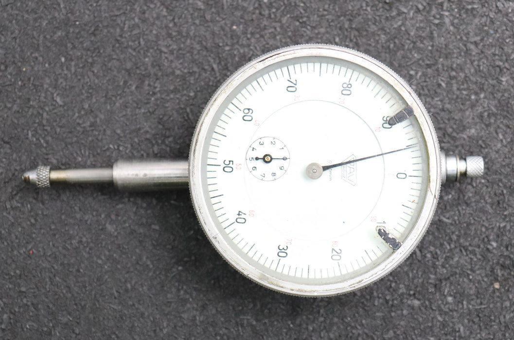 Bild des Artikels PAV-/-CSE-/-TESA-Messuhr-Hub-10mm-Genauigkeit-0,01mm-mit-Halteöse-Ø58mm