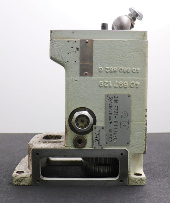 Bild des Artikels HELLER-Verstelleinrichtung-FST38646-03.169446-mit-Riemenrädern-MULCO-Synchroflex