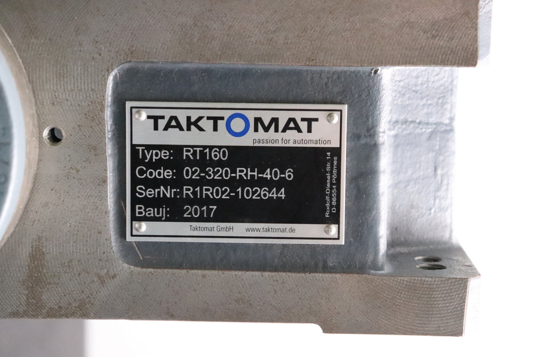 Bild des Artikels TAKTOMAT-/-SEW-Trommelkurven-Rundtisch-RT160-02-320-RH-40-6-SL-90-1.79-OPT-0