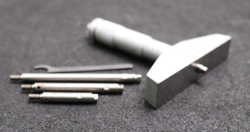 Bild des Artikels FEINMESSZEUGE-SUHL-Innenmessschraube-als-Satz-für-0-100mm-mit-3-Verlängerungen