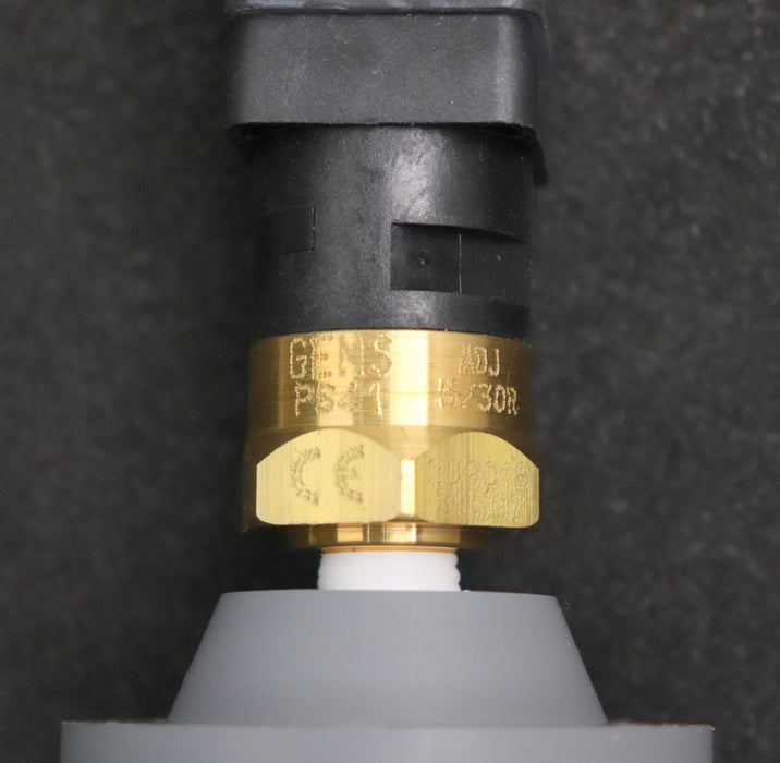 Bild des Artikels GEMS-Druckschalter-PS41-ADJ-5/30-mit-Durchlassbohrung-Ø-6mm-unbenutzt