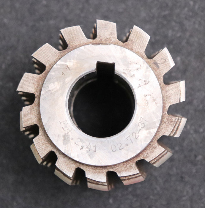 Bild des Artikels PWS-Keilwellen-Wälzfräser-4-Keile-15,98x20x5,98-mit-Höcker-Ø71x58xØ27mm