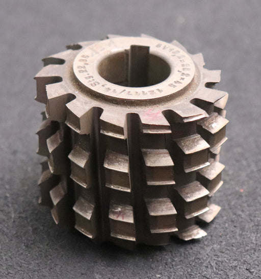 Bild des Artikels Keilwellen-Wälzfräser-6-Keile-45x38,2x18,2-mit-Höcker-Fertigfräser-Ø75x66xØ27mm