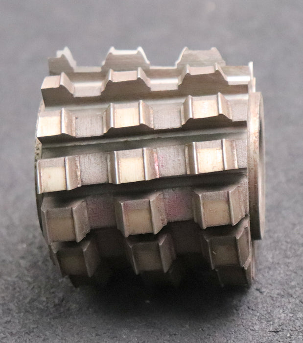 Bild des Artikels Keilwellen-Wälzfräser-6-Keile-45x38,2x18,2-mit-Höcker-Fertigfräser-Ø75x66xØ27mm