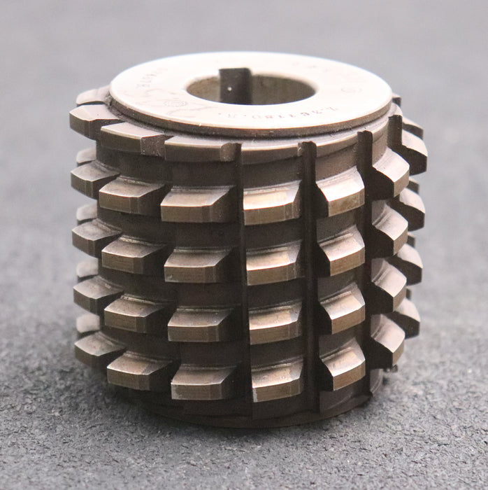 Bild des Artikels Keilwellen-Wälzfräser-10-Keile-41x33x6,45-mit-Höcker-Fertigfräser-Ø76x65xØ27mm