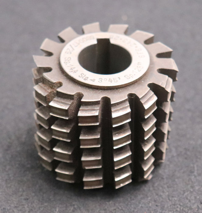 Bild des Artikels Keilwellen-Wälzfräser-6-Keile-28x24,3x6-mit-Höcker-Fertigfräser-Ø75x66xØ27mm-LKN