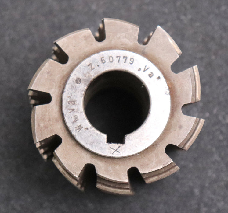 Bild des Artikels Keilwellen-Wälzfräser-10-Keile-44,6x42,3x8,3-Höcker-Fertigfräser-Ø75x66xØ27mm