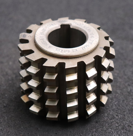 Bild des Artikels PWS-Keilwellen-Wälzfräser-10-Keile-29x37,1x2,84-Höcker-Fertigfräser-Ø69x56xØ27mm