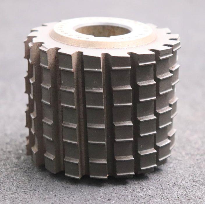 Bild des Artikels R.STOCK-Keilwellen-Wälzfräser-8-Keile-42,32x45x8,32-mit-Höcker-Fertigfräser