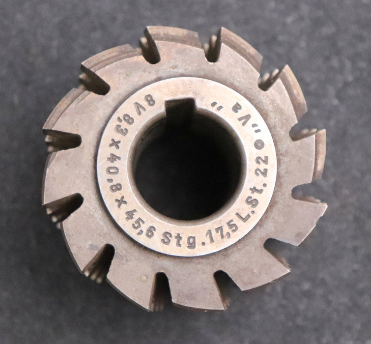 Bild des Artikels Keilwellen-Wälzfräser-8-Keile-45,6x40,8x8,3-Fertigfräser-Ø75x66xØ27mm-LKN