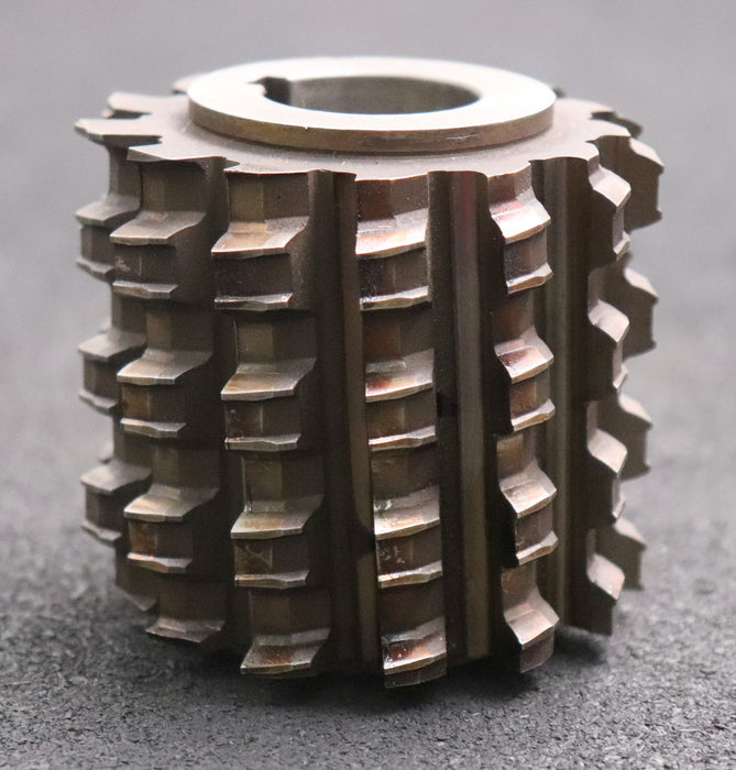 Bild des Artikels Keilwellen-Wälzfräser-6-Keile-28x34x7-mit-Höcker-Vorfräser-Ø73x69xØ27mm-mit-LKN