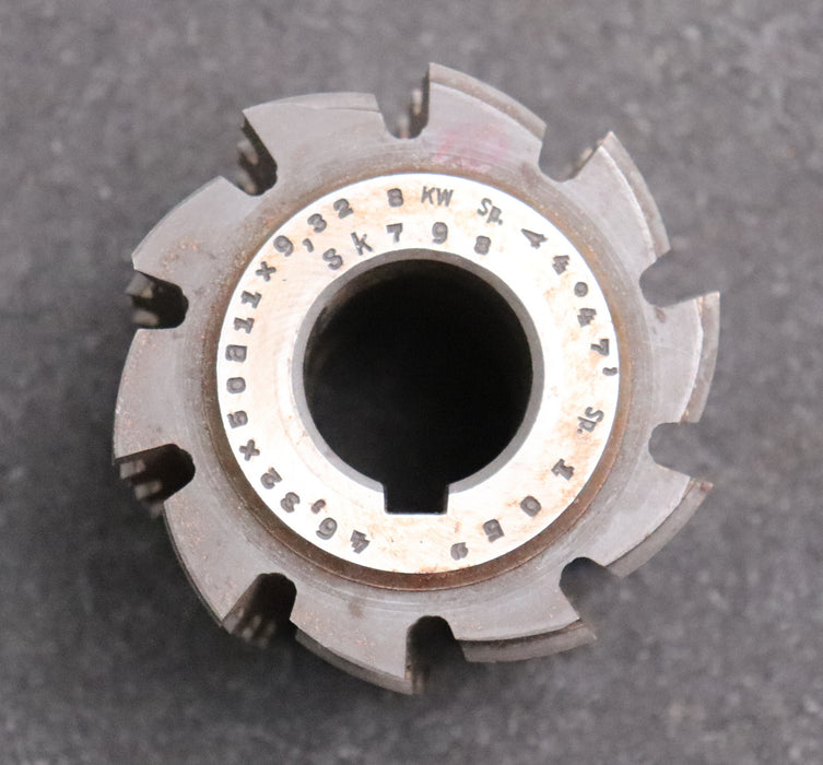 Bild des Artikels R.STOCK-Keilwellen-Wälzfräser-8-Keile-46,32x50x9,32-mit-Höcker-Fertigfräser