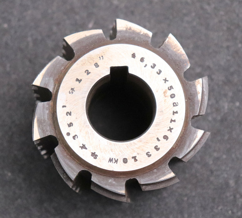 Bild des Artikels R.STOCK-Keilwellen-Wälzfräser-8-Keile-46,33x50x6,33-mit-Höcker-Fertigfräser