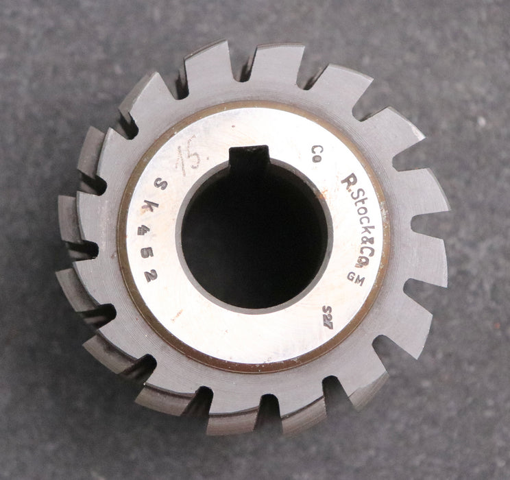 Bild des Artikels R.STOCK-Keilwellen-Wälzfräser-6-Keile-36,32x42x8,32-mit-Höcker-Fertigfräser