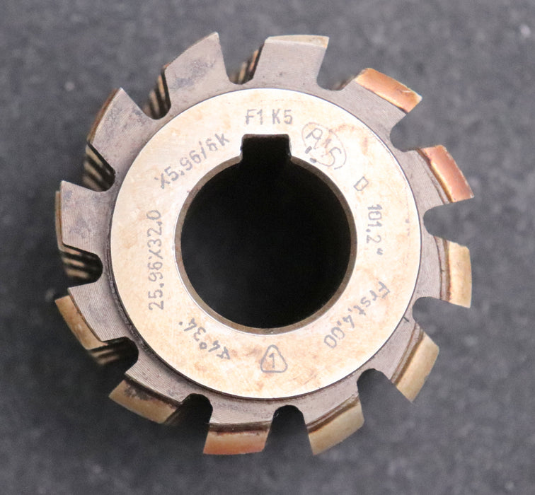 Bild des Artikels PWS-Keilwellen-Wälzfräser-8-Keile-25,96x32x5,96-mit-Höcker-Fertigfräser