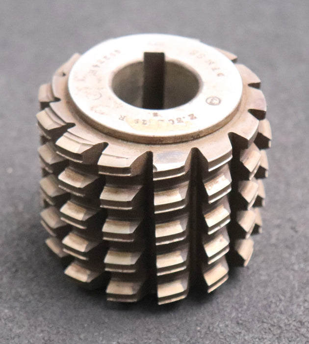 Bild des Artikels Keilwellen-Wälzfräser-6-Keile-24,8x20,16x6,3-mit-Höcker-Vorfräser-Ø75x65xØ27mm