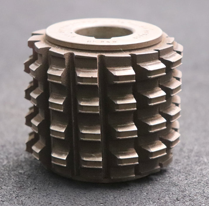 Bild des Artikels Keilwellen-Wälzfräser-6-Keile-24,8x20,16x6,3-mit-Höcker-Vorfräser-Ø75x65xØ27mm