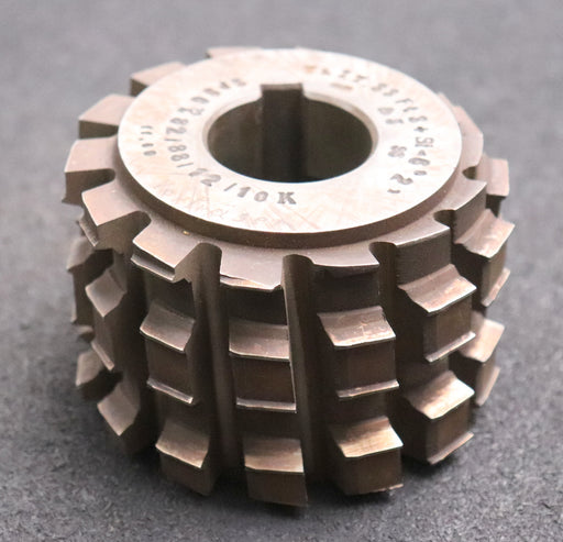 Bild des Artikels Keilwellen-Wälzfräser-10-Keile-81,4x88x12,3-Vorfräser-Ø90x60xØ32mm-LKN-1gg.-Re