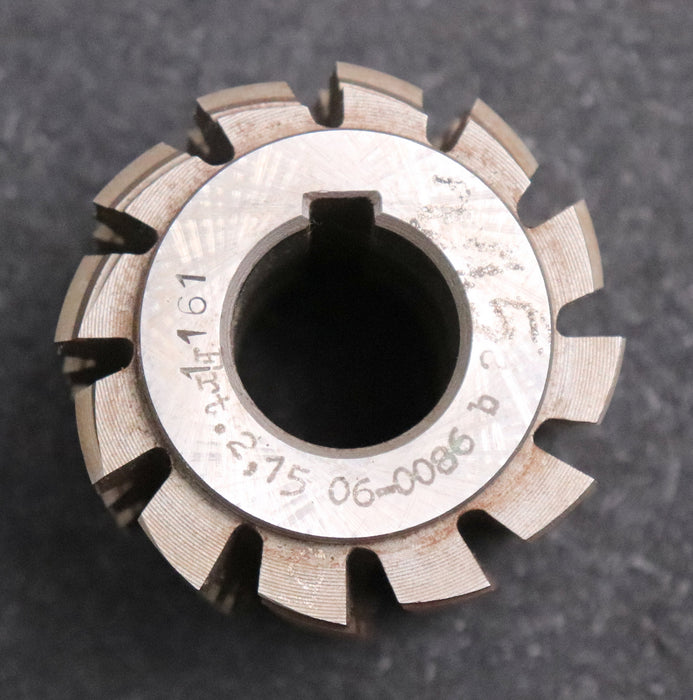 Bild des Artikels PWS-Keilwellen-Wälzfräser-10-Keile-16,3x19,7x6,3-Fertigfräser-Ø57x53xØ22mm
