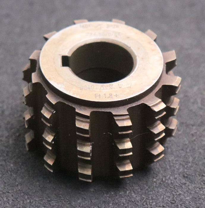 Bild des Artikels Keilwellen-Wälzfräser-6-Keile-21x24,85x6-mit-Höcker-Fertigfräser-Ø68x45xØ27mm