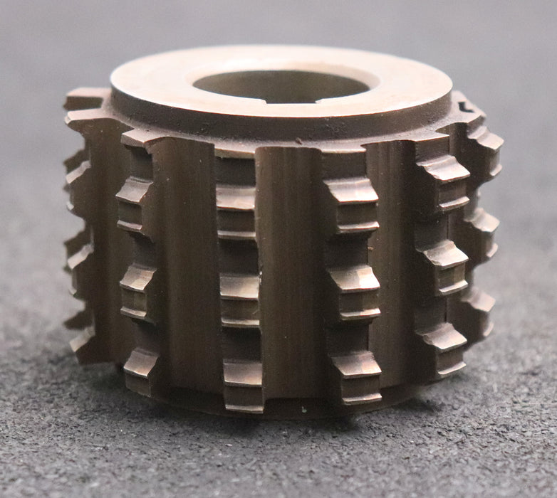 Bild des Artikels Keilwellen-Wälzfräser-6-Keile-21x24,85x6-mit-Höcker-Fertigfräser-Ø68x45xØ27mm