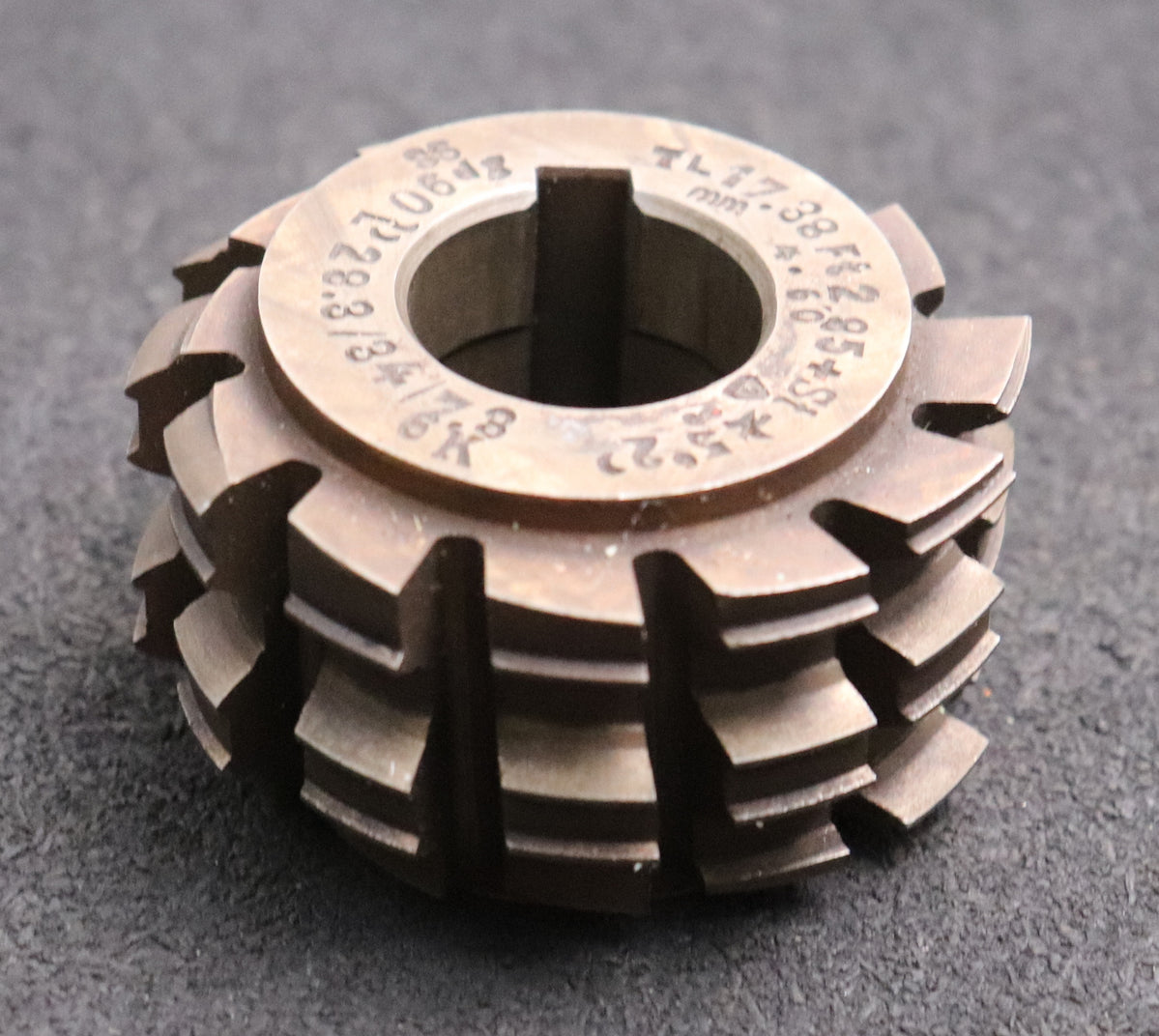 Keilwellen-Wälzfräser 6 Keile 28,3x34x7,3 mit Höcker Fertigfräser Ø70x ...