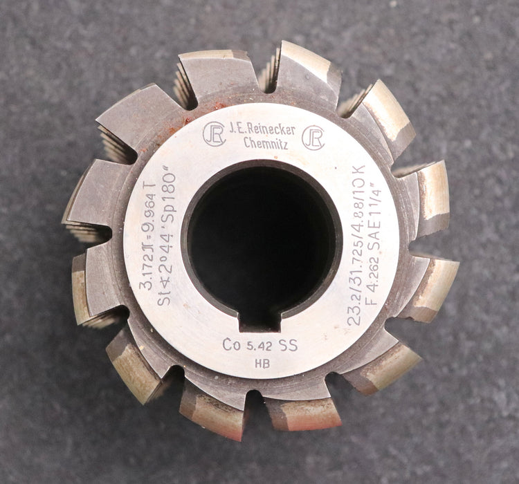 Bild des Artikels J.E.REINECKER-Keilwellen-Wälzfräser-10-Keile-27,8x34x7,2-Fertigfräser