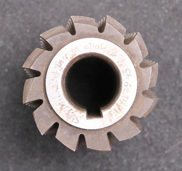 Bild des Artikels Keilwellen-Wälzfräser-10-Keile-29x45x7-mit-Höcker-Fertigfräser-Ø70x70xØ27mm