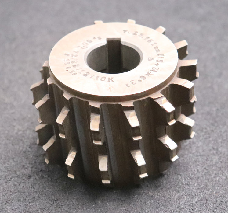 Bild des Artikels Keilwellen-Wälzfräser-10-Keile-72x82x12-mit-Höcker-Fertigfräser-Ø87x60xØ27mm